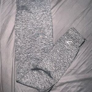 Gymshark Gray Leggings Textured Full-Length